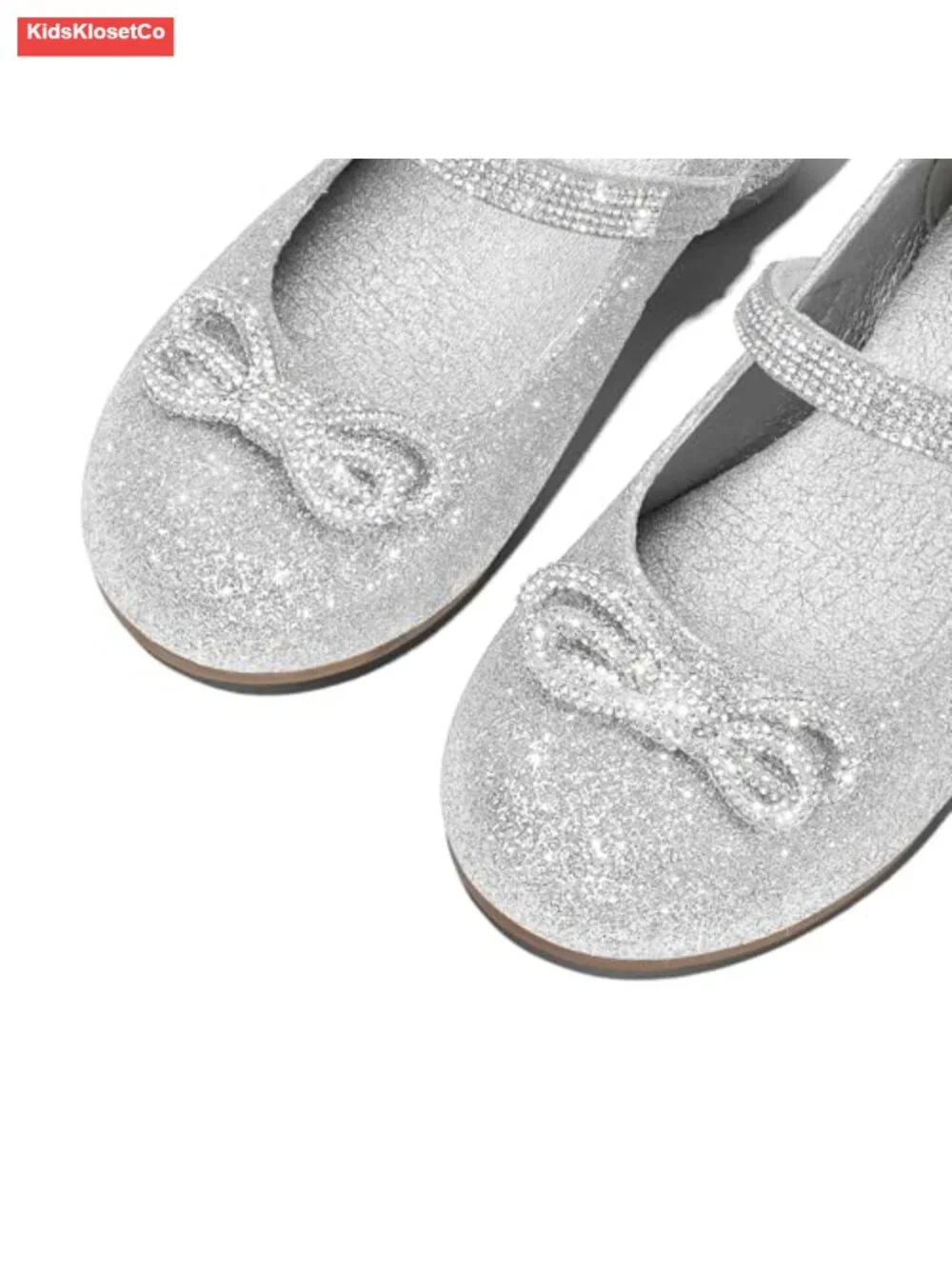 Sparkling Rhinestone Mary Jane Pumps, Hook & Loop Closure, Low Block Heel